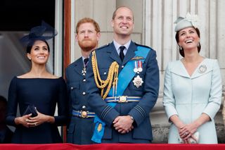 Prince William, Kate Middleton, Prince Harry and Meghan Markle