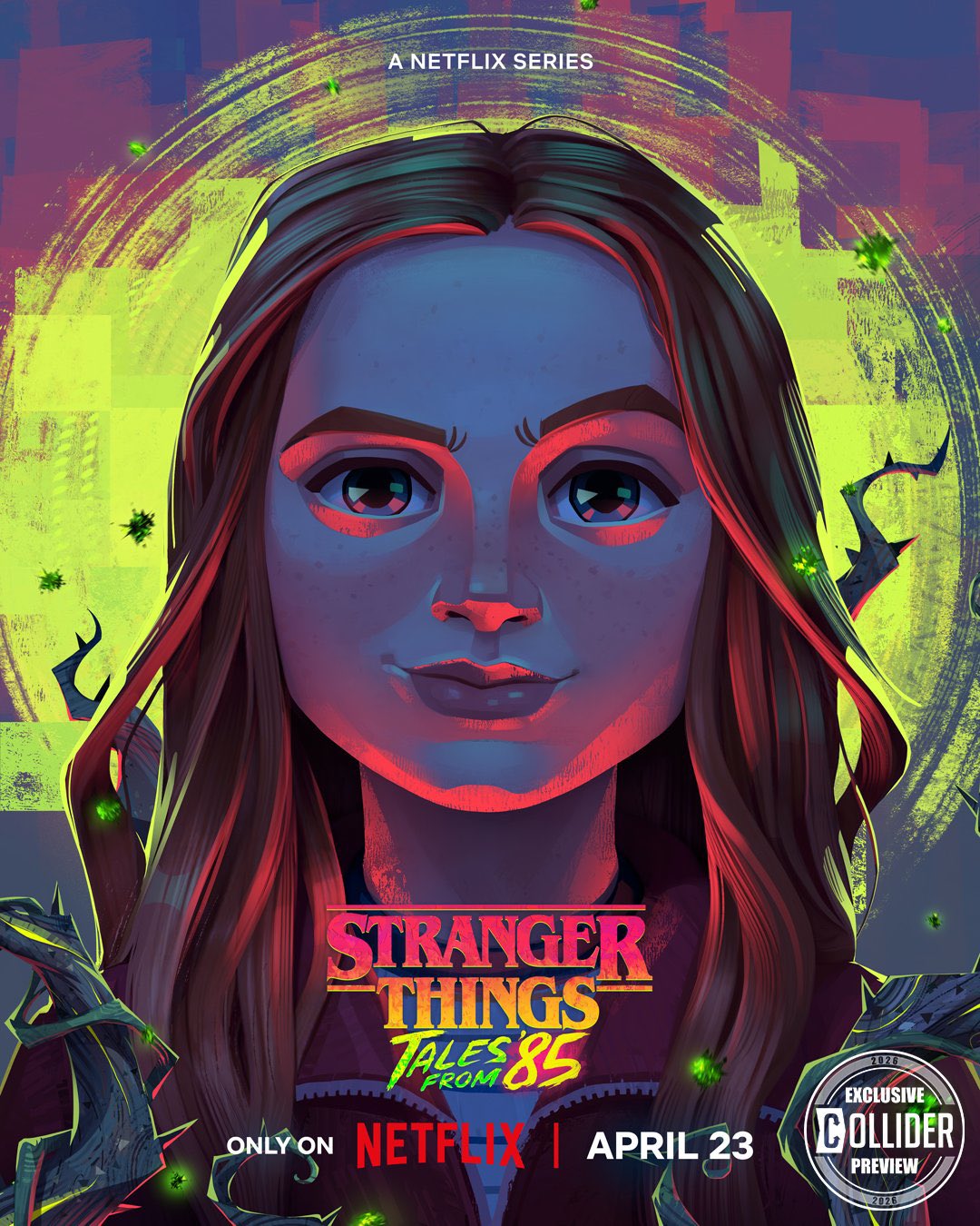 New character designs for Netflix's Stranger Things: Tales from '85