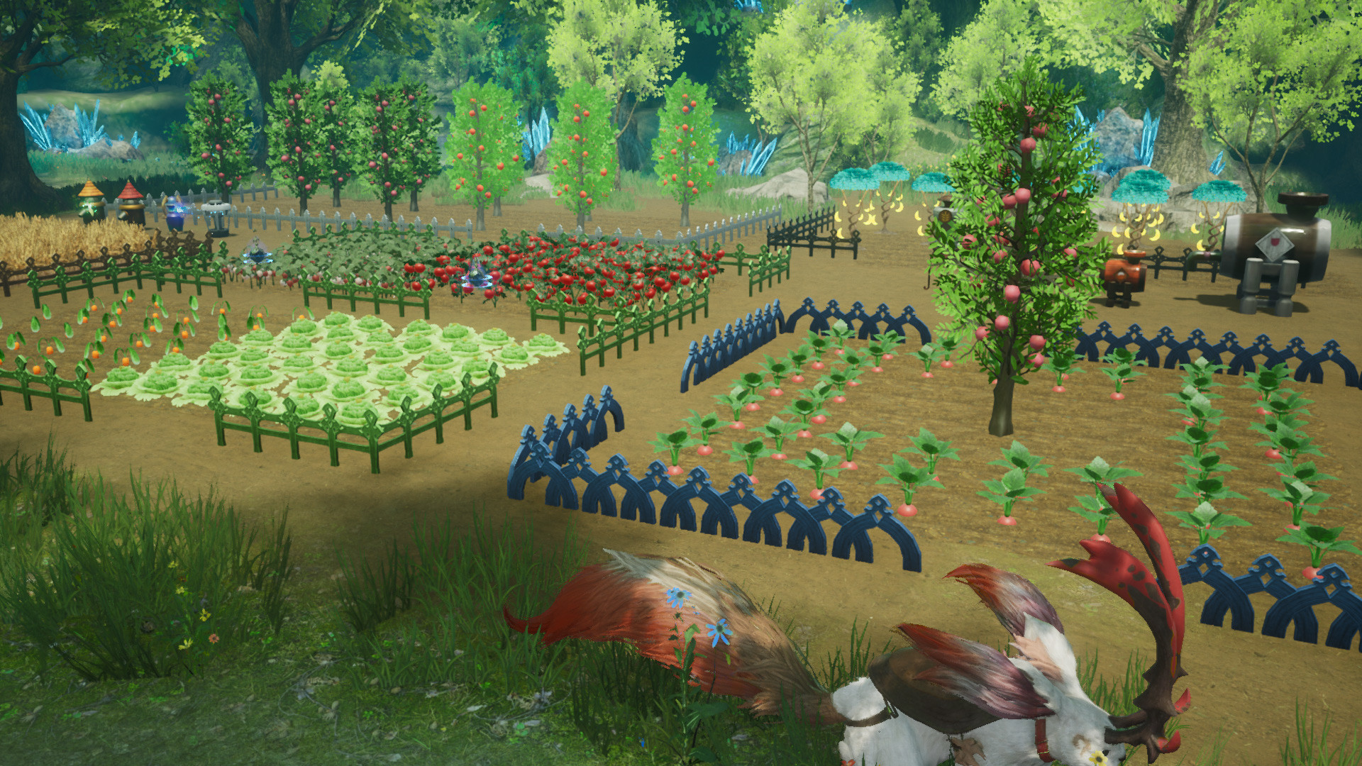 Screenshot from upcoming game Harvestella, by Square Enix.