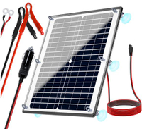 POWOXI 20W Solar Panel 12V Solar Panel Charger Kit + 8A Controller | £59.99