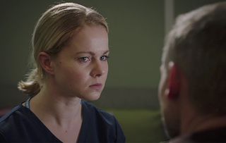 Amy Lennox plays Chloe Godard in Holby City