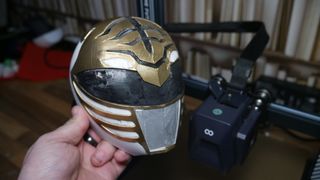 3D printed power rangers helmet