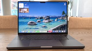 MacBook Pro 16-inch M5 Pro on a desk