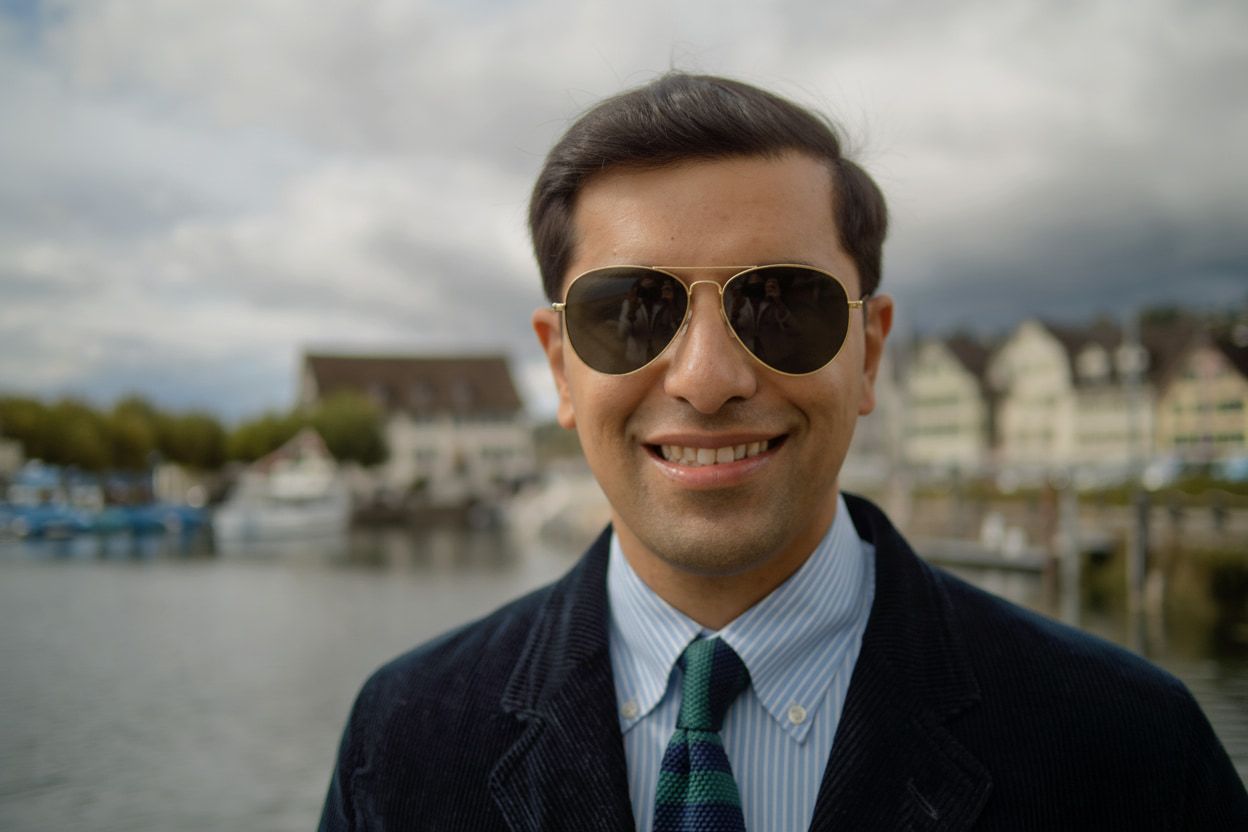 The Camera Intelligence Caira AI camera generative AI swapped a person's glasses