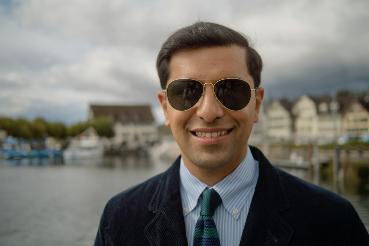 The Camera Intelligence Caira AI camera generative AI swapped a person's glasses