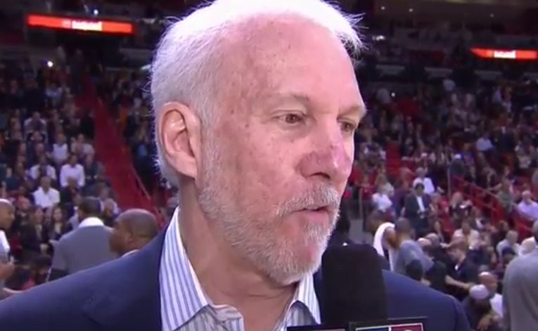 The Spurs coach is not pleased with the New Hampshire election results.