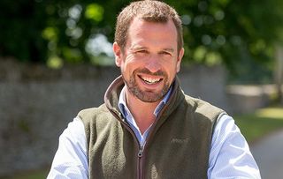 Peter Phillips at Aston Farm, Cherington, near Tetbury. ©Millie Pilkington / Country Life Picture Library