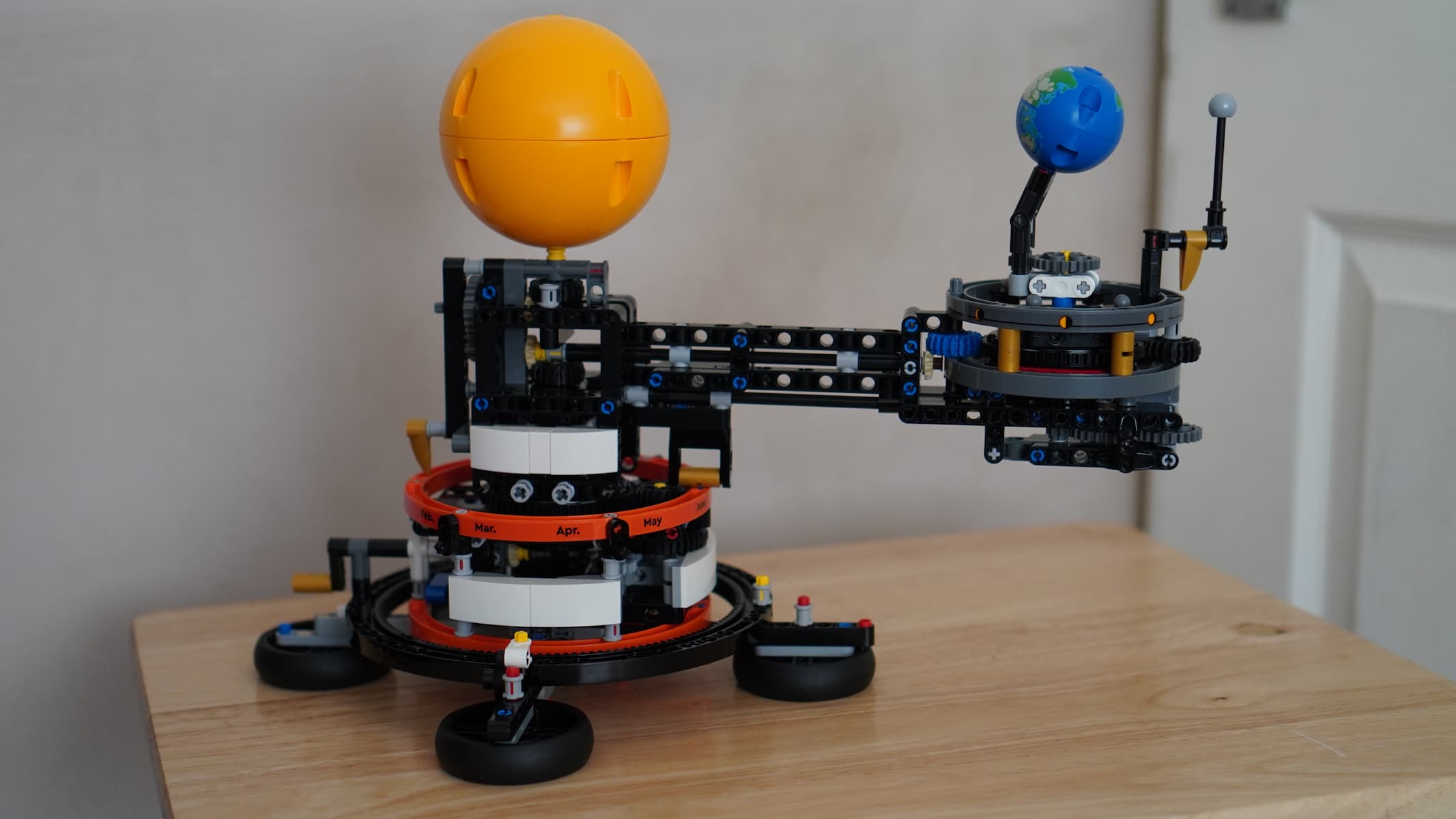 Lego Technic Planet Earth and Moon in Orbit