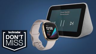 Fitbit Sense and Lenovo Smart Clock