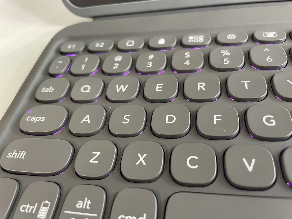 Zagg Pro Keys With Trackpad Wireless Keyboard With Trackpad And Detachable Case Backlit Keyboard Lifestyle
