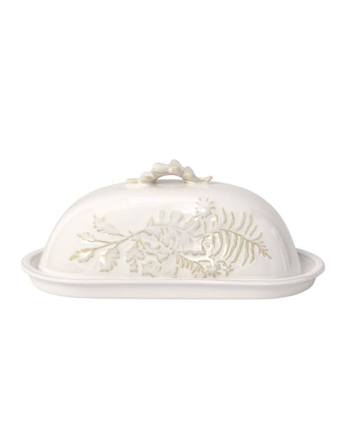 Embossed Butter Dish Ivory - Threshold