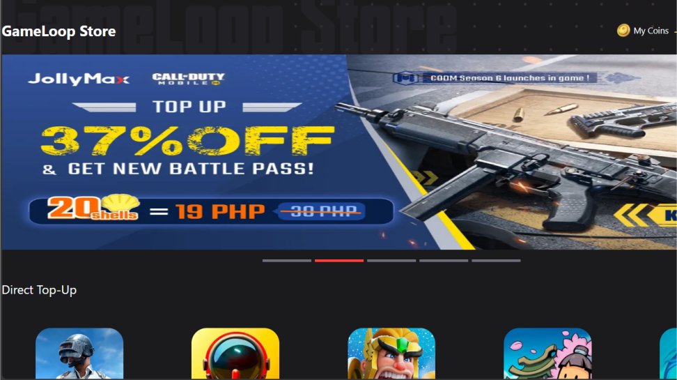 GameLoop website screenshot (May 2025).