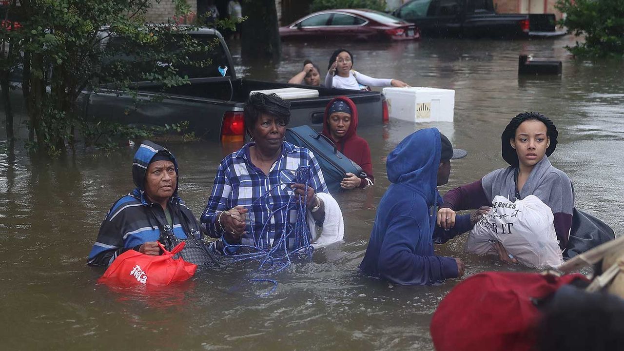 Catastrophic flooding in the wake of Hurricane Harvey