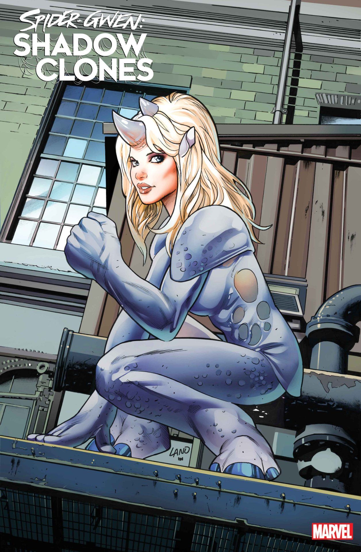 Spider-Gwen: Shadow Clones Greg Land variant covers