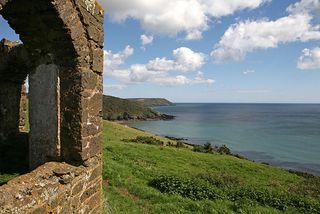 Coastal view from Caerhays Castle