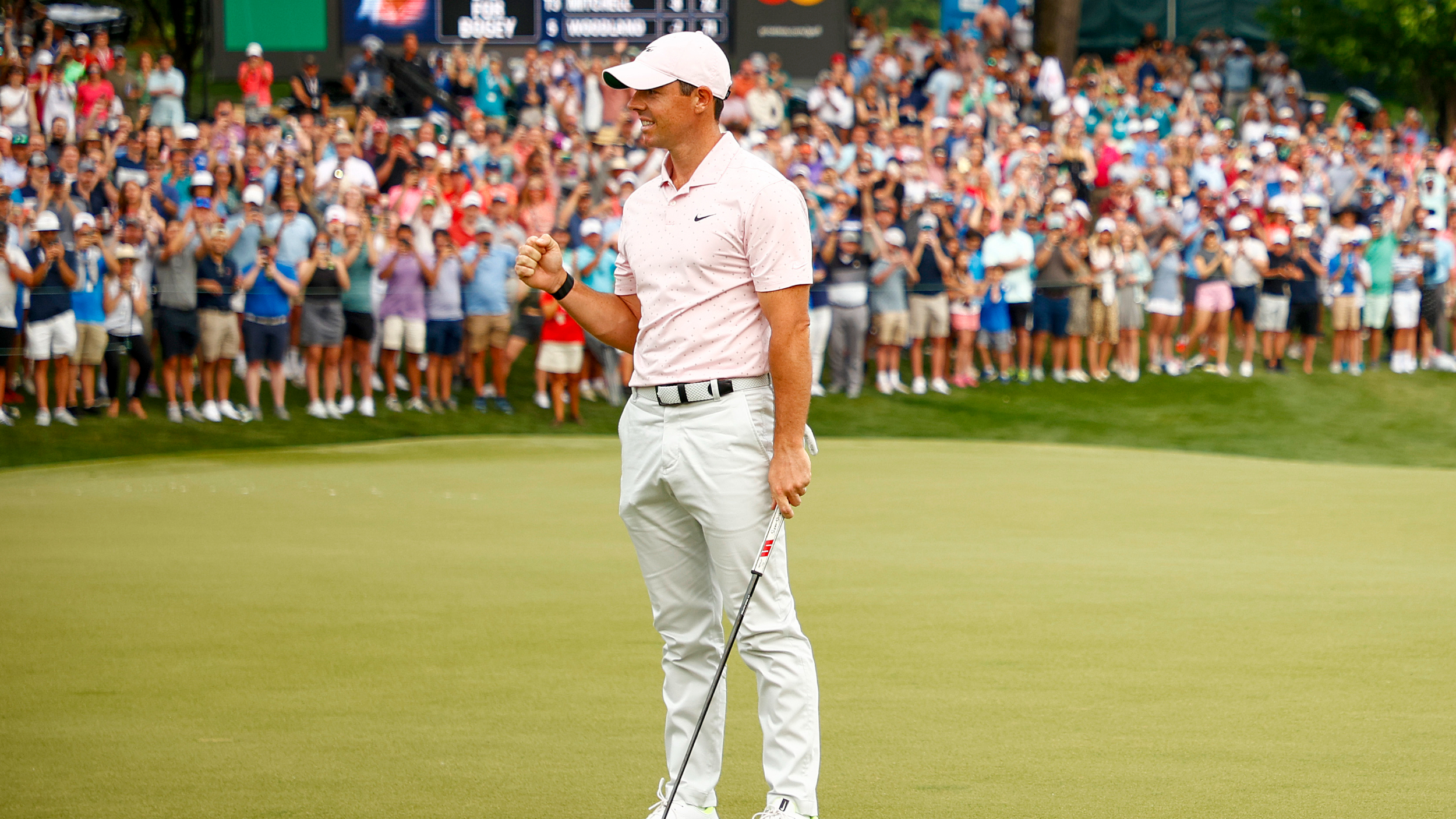Rory McIlroy at the Wells Fargo Championship