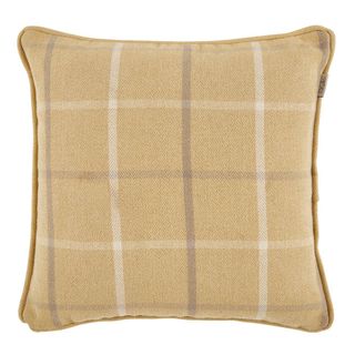 checkered cushion