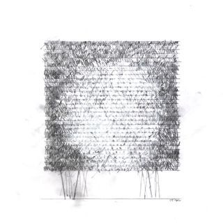 A second illustration of the aluminium mesh ’beehive’ structure by artist Wolfgang Buttress