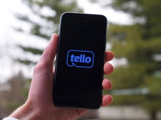 Tello logo on an iPhone 11 Pro