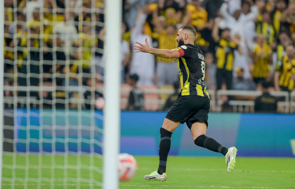 Sports Karim Benzema of Al-Ittihad looking depressed during the Saudi Pro League match between Al-Ittihad and Al-Ahli at King Abdullah Sports actions City on October 6, 2023 in Jeddah, Saudi Arabia. (Photo by Khalid Alhaj/MB Media/Getty Photos)