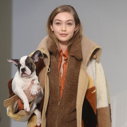 Gigi Hadid Tod's Puppy