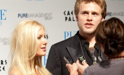 Heidi Montag and Spencer Pratt claim they are broke after they blew the millions they made from "The Hills," including shelling out $1 million on "suits and fancy clothes" for Pratt.
