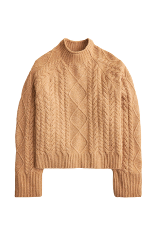 J.Crew Cable-Knit Rollneck™ Sweater in Supersoft Yarn (Was $128) 