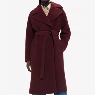 Whistle burgundy coat