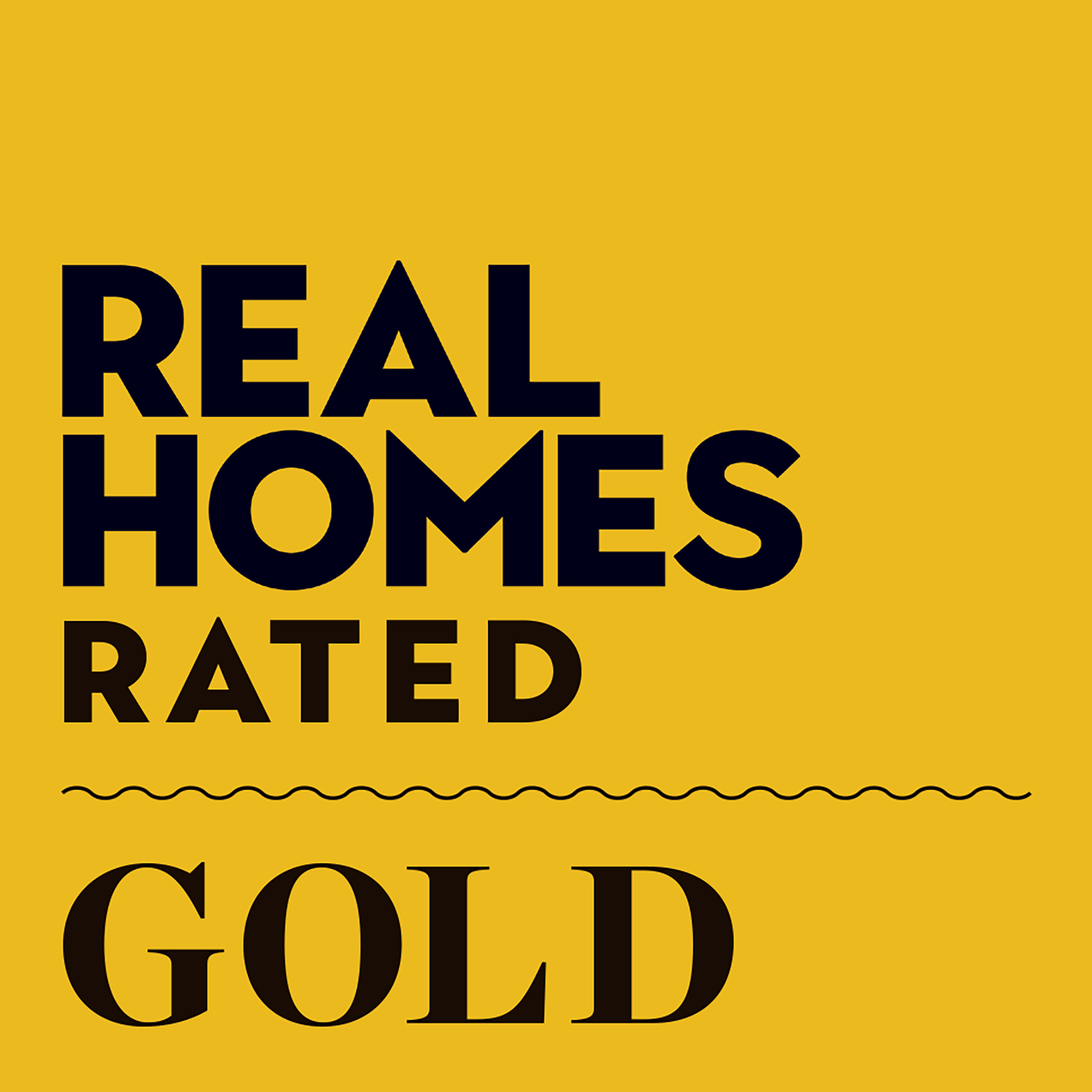 Real Homes Rated Gold badge