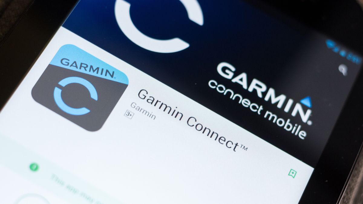 Garmin Connect app shown on a smartphone screen