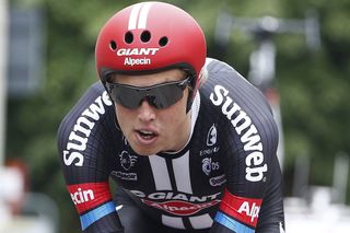 Beveren - Belgium - wielrennen - cycling - radsport - cyclisme - Fredrik Ludvigsson (Schweden / Team Giant - Alpecin) pictured during stage 1 of the 2016 Baloise Belgium Tour cycling race in Beveren, Belgium - photo JdM/PN/Cor Vos © 2016