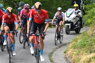 João Almeida found himself chasing on the finale of stage 16 of the Giro d'Italia