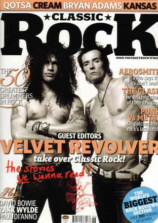 The cover of Classic Rock issue 80 featuring Velvet Revolver