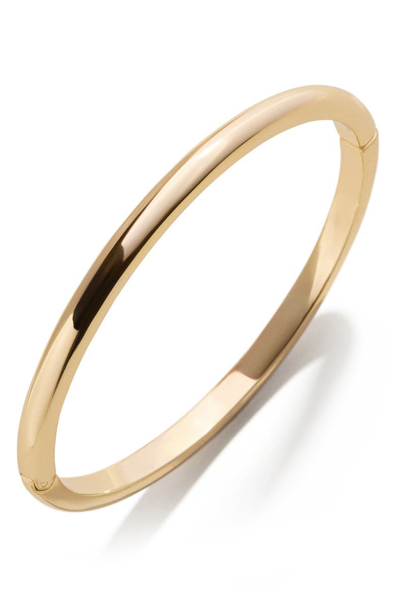 Slim Gold Bangle Bracelet