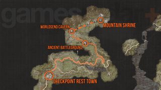 Dragon's Dogma 2 Sphinx Riddles map to mountain shrine