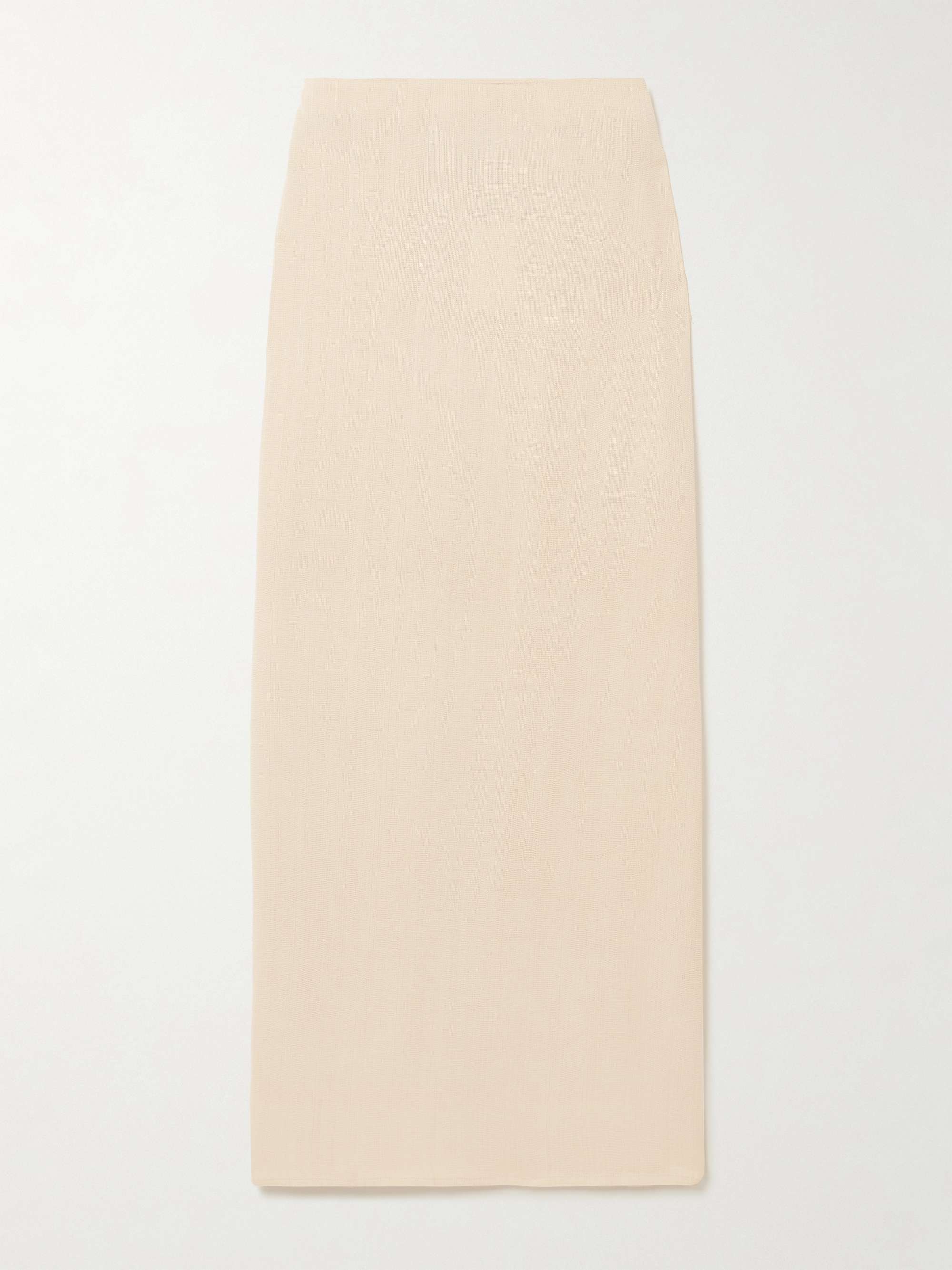 Woven Maxi Skirt