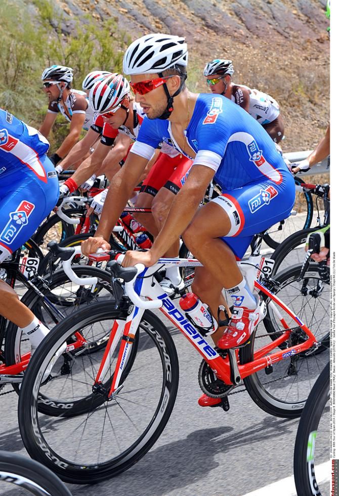 Eventual stage 8 winner Nacer Bouhanni (Fdj.fr) in the bunch
