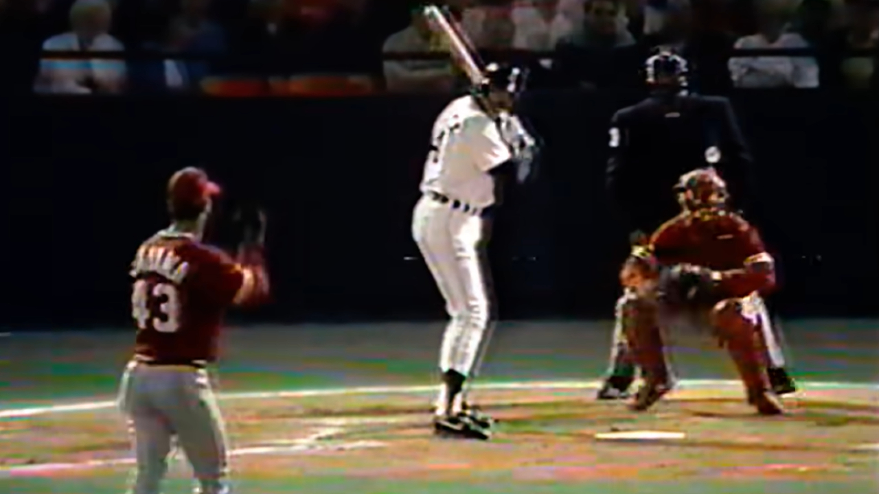 Tom Selleck in a 1991 spring training game.