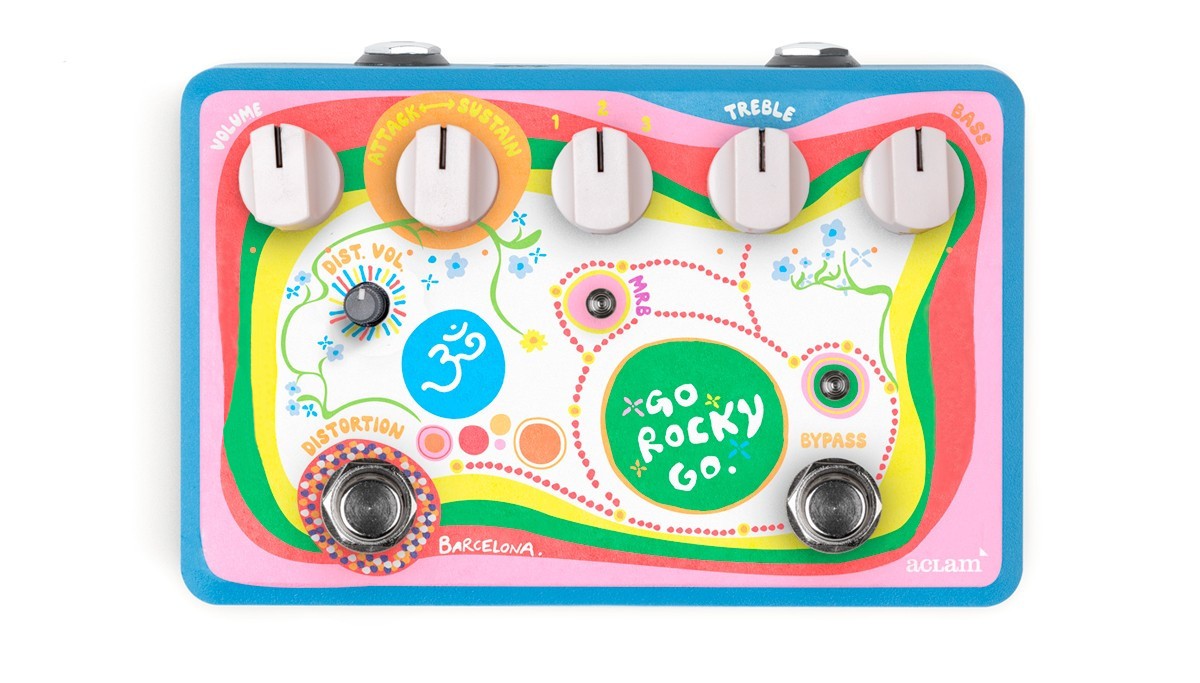 A photo of the Aclam Go Rocky Go guitar pedal