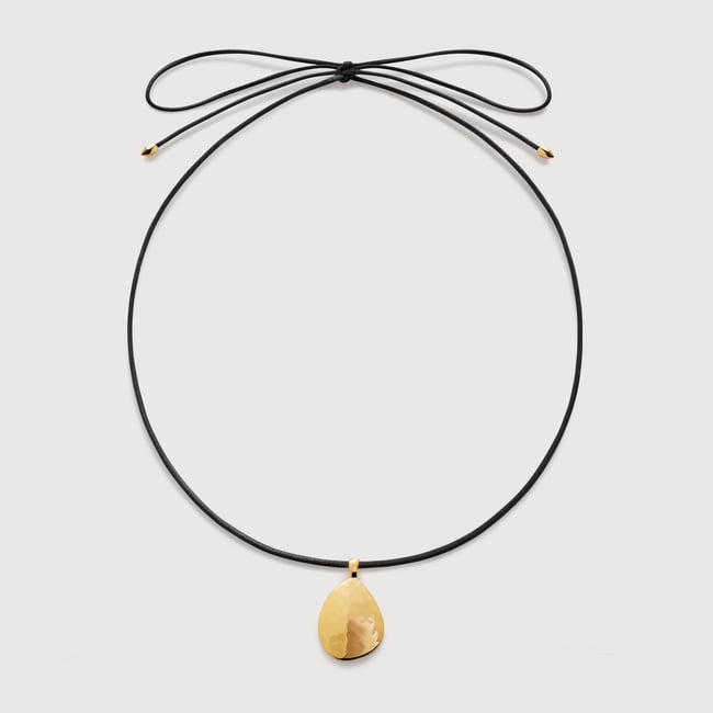 Cotton Cord Deia Pebble Locket