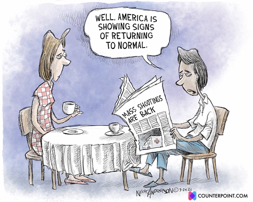 Editorial Cartoon U.S. mass shootings
