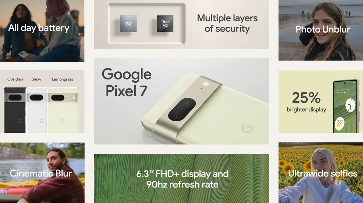 Google Pixel 7 event