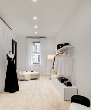 Dressing room in Eleanor Roosevelt’ home in New York