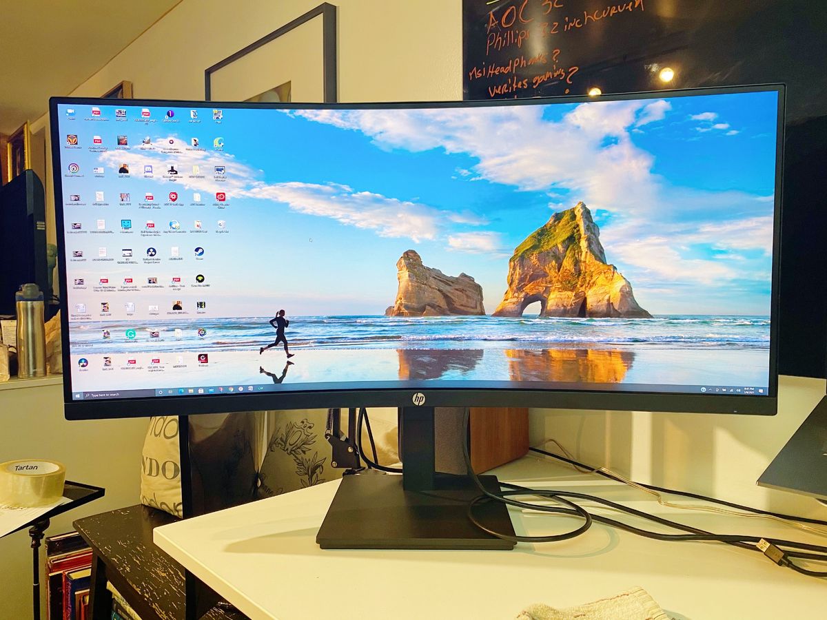 Hp Unveils Four New Monitors At Ces — Including The 34 Inch Curved P34hc G4 Laptop Mag 