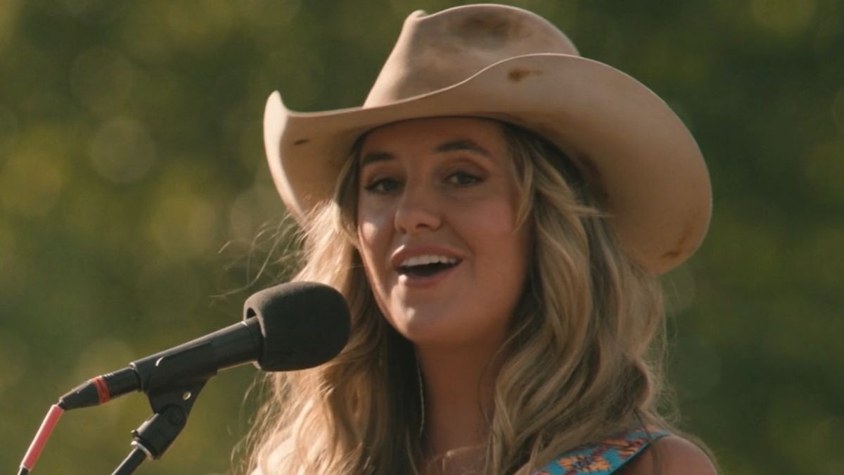 Abby singing Watermelon Moonshine on Yellowstone