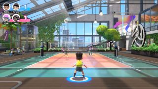 Nintendo Switch Sports volleyball court