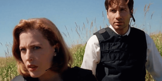 Mulder and Scully in the show, X-Files.