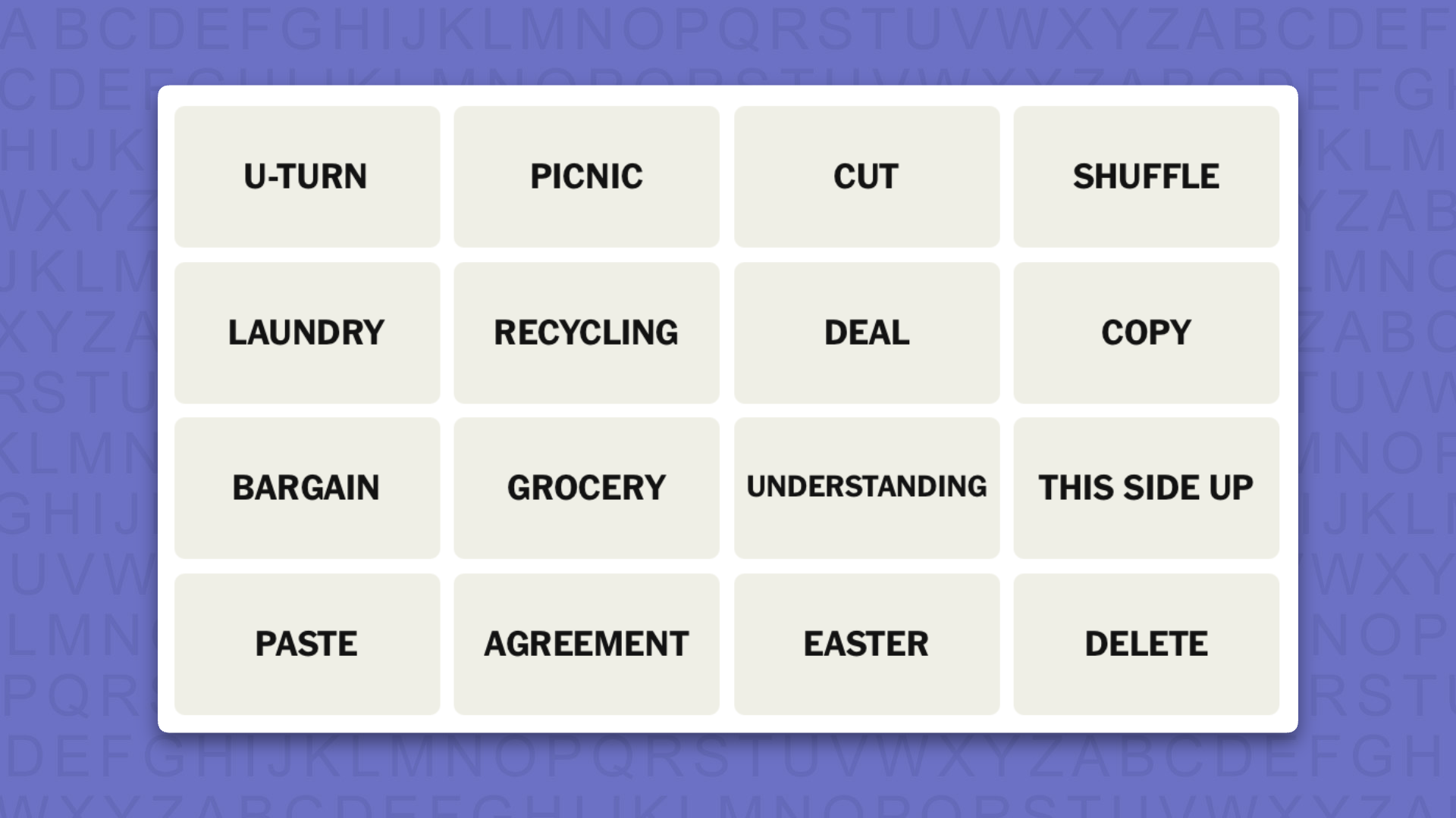 NYT Connections hints for game 1129 on a purple background