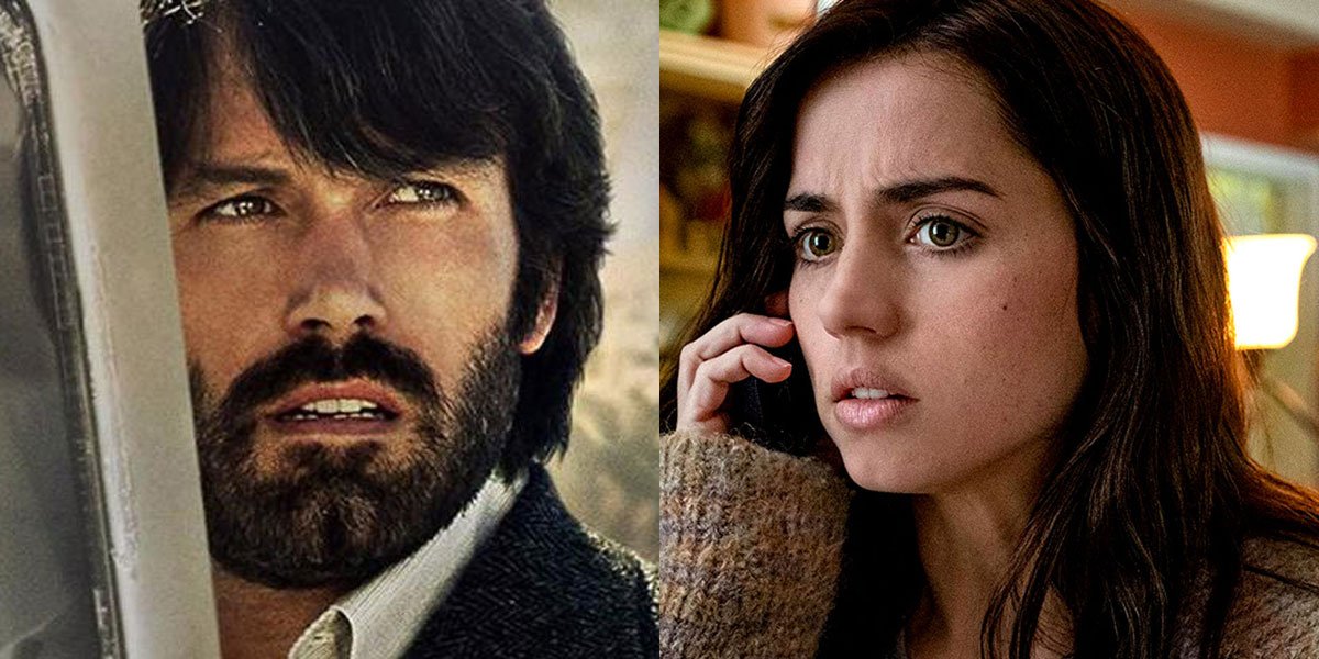 Ben Affleck and Ana de Armas movie side-by-side