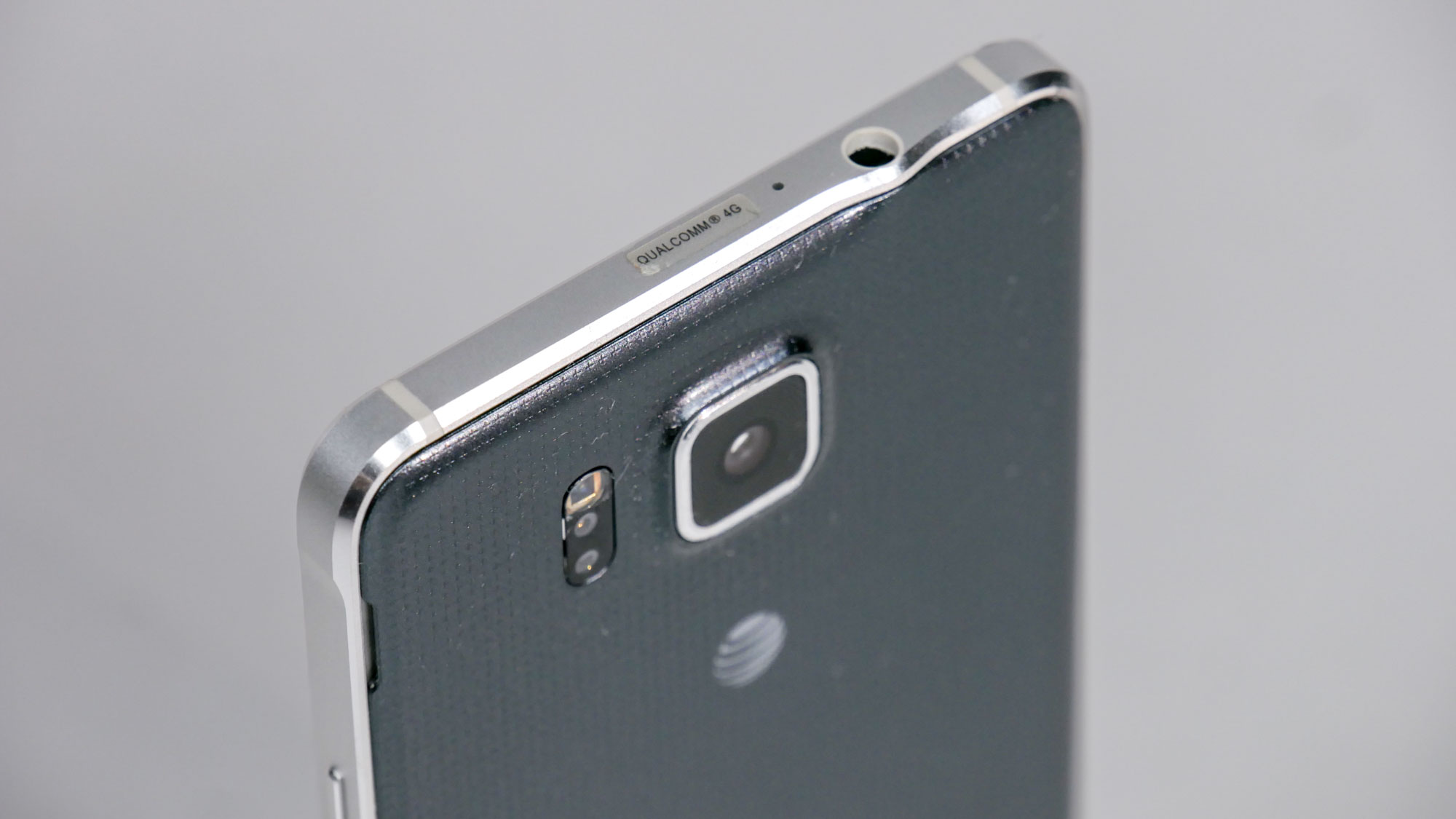 Samsung Galaxy Alpha held in hand.
